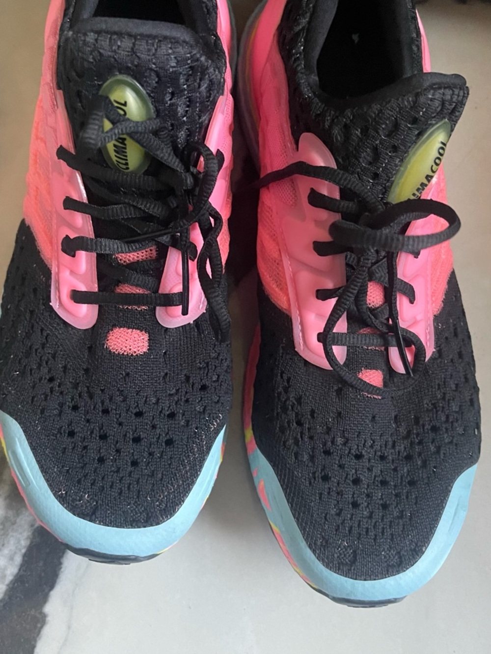 adidas ultra boost DNA climacool black beam pink men size 8